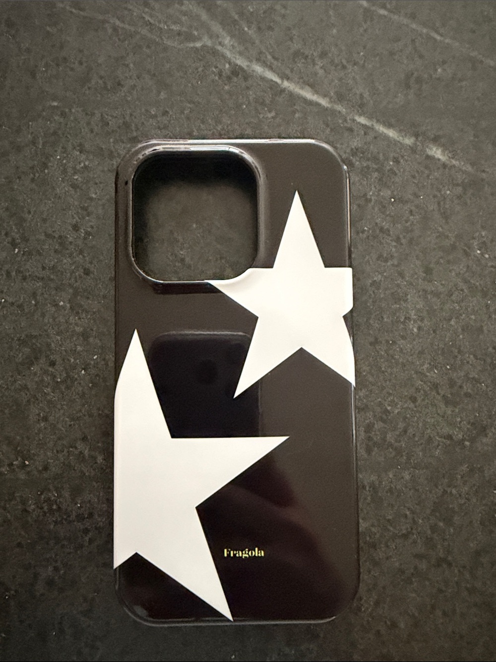 Black & White Star iPhone 15 Pro Case
